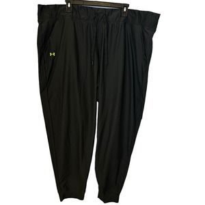 Under Armour 2XL Jogger Pants Stretch‎ Waist Green Active Wear